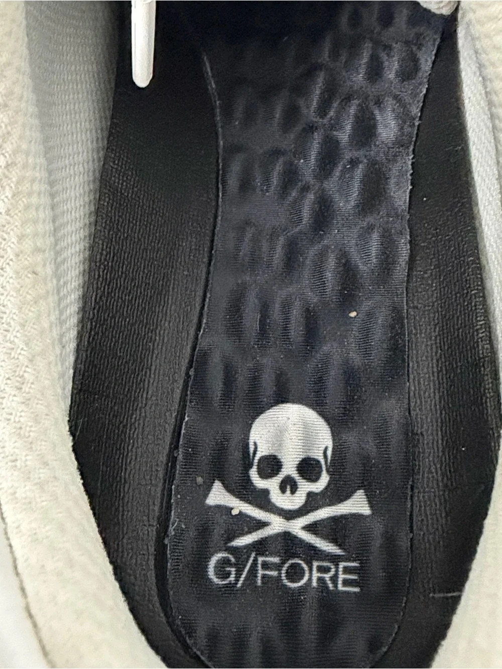 G/FORE Men's Gallivanter Debossed Skull & T's Leather Golf Shoes 12 Wide